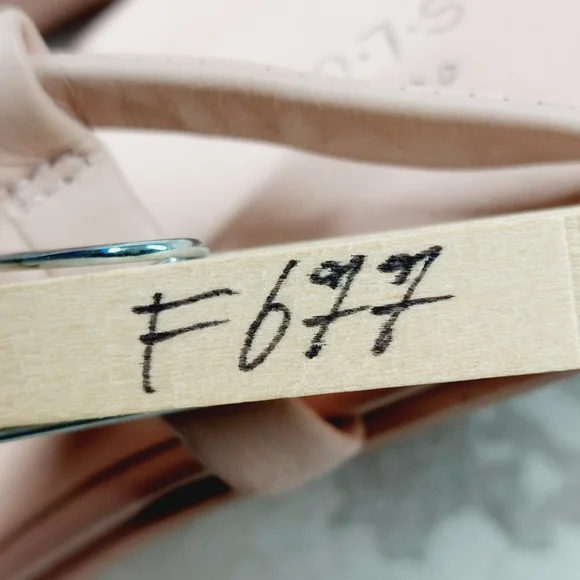 NEW Caslon Paola Pink Leather Square Toe Ankle Strap Wedge Heel Sandals F677 - Picture 13 of 13